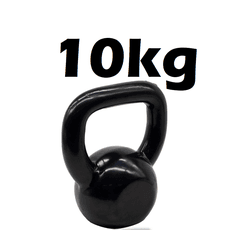 Kettlebell Emborrachado 10Kg - Infinity Fitness -... - INFINITY LOJA