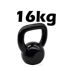 Kettlebell Emborrachado 16Kg - Infinity Fitness -... - INFINITY LOJA