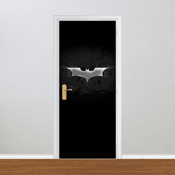 Adesivo para Porta - Batman Logo - 052r121 - Inter Adesivos Decorativos