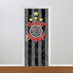 Adesivo para Porta - Corinthians - 052s129 - Inter Adesivos Decorativos