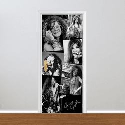 Adesivo para Porta - Janis Joplin - 052m136 - Inter Adesivos Decorativos
