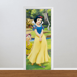 Adesivo para Porta - Branca de Neve - 052j067 - Inter Adesivos Decorativos