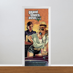 Adesivo para Porta - GTA V - 052k077 - Inter Adesivos Decorativos