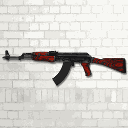 Skin MDF CSgo | Red Laminate - 057a022 - Inter Adesivos Decorativos