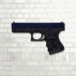 Skin Mdf Csgo | Blue Fissure - 057e001 - Inter Adesivos Decorativos