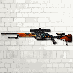 Skin Mdf Csgo | Dragonfire - 057j009 - Inter Adesivos Decorativos