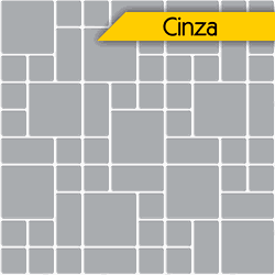 Pastilhas Resinadas Mosaico - Cor Cinza - 050a023 - Inter Adesivos Decorativos