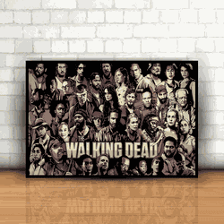 Placa Decorativa - The Walking Dead - 053i118 - Inter Adesivos Decorativos