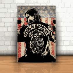 Placa Decorativa - Sons Of Anarchy - 053i102 - Inter Adesivos Decorativos