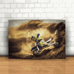 Placa Decorativa - Motocross - 053n159 - Inter Adesivos Decorativos