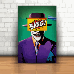 Placa Decorativa - Coringa Bang! - 053t226 - Inter Adesivos Decorativos