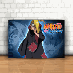 Placa Decorativa - Naruto Deidara - 053b023 - Inter Adesivos Decorativos