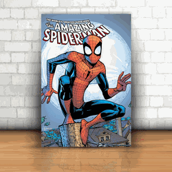 Placa Decorativa - Spider Man Quadrinhos - 053t236 - Inter Adesivos Decorativos