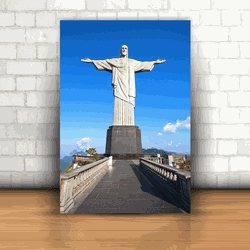 Placa Decorativa - Cristo Redentor Rio de Janeiro ... - Inter Adesivos Decorativos