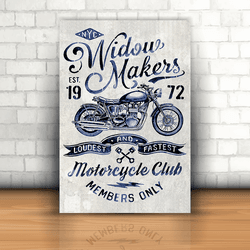 Placa Decorativa - Moto Club - 053n333 - Inter Adesivos Decorativos