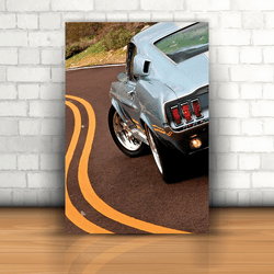 Placa Decorativa - Mustang Traseira - 053e338 - Inter Adesivos Decorativos