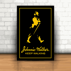 Placa Decorativa - Johnnie Walker - 053d359 - Inter Adesivos Decorativos