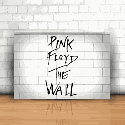 Placa Decorativa - Pink Floyd The Wall - 053c033 - Inter Adesivos Decorativos