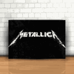 Placa Decorativa - Metallica - 053c035 - Inter Adesivos Decorativos