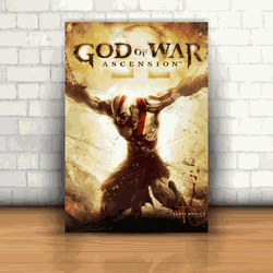 Placa Decorativa - God of War - Ascension - 053k39 - Inter Adesivos Decorativos