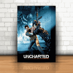 Placa Decorativa - Uncharted - 053k406 - Inter Adesivos Decorativos