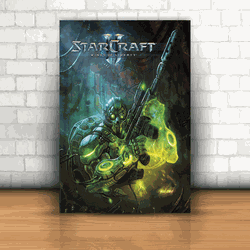Placa Decorativa - StarCraft 2 - 053k414 - Inter Adesivos Decorativos