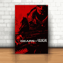 Placa Decorativa - Gears of War - 053k450 - Inter Adesivos Decorativos