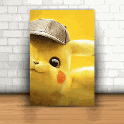 Placa Decorativa - Pokemon Filme Mod. 12 - 053i607 - Inter Adesivos Decorativos