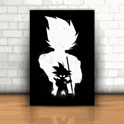 Placa Decorativa - Dragon Ball Sombra - 053i622 - Inter Adesivos Decorativos