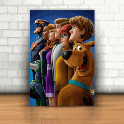 Placa Decorativa - Scooby Doo Filme - 053i623 - Inter Adesivos Decorativos