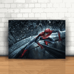 Placa Decorativa - Spider Man Mod. 07 - 053t651 - Inter Adesivos Decorativos