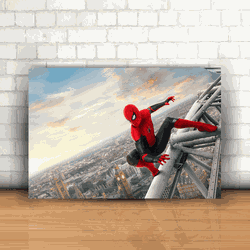 Placa Decorativa - Spider Man Mod. 08 - 053t652 - Inter Adesivos Decorativos