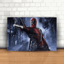 Placa Decorativa - Deadpool Mod. 13 - 053t685 - Inter Adesivos Decorativos