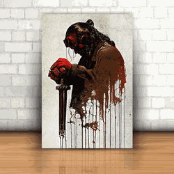 Placa Decorativa - Hellboy Mod. 03 - 053t698 - Inter Adesivos Decorativos