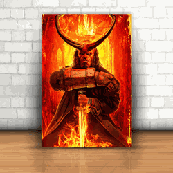 Placa Decorativa - Hellboy Mod. 05 - 053t700 - Inter Adesivos Decorativos