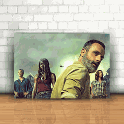 Placa Decorativa - The Walking Dead Mod. 02 - 053i... - Inter Adesivos Decorativos