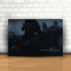 Placa Decorativa - Counter Strike Mod. 07 - 053k72 - Inter Adesivos Decorativos