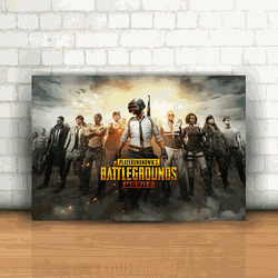 Placa Decorativa - PUBG Mod. 20 - 053k761 - Inter Adesivos Decorativos