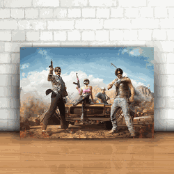 Placa Decorativa - PUBG Mod. 23 - 053k764 - Inter Adesivos Decorativos