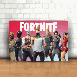 Placa Decorativa - Fortnite Mod. 16 - 053k782 - Inter Adesivos Decorativos