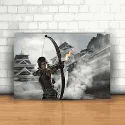 Placa Decorativa - Tomb Raider Mod. 01 - 053k823 - Inter Adesivos Decorativos