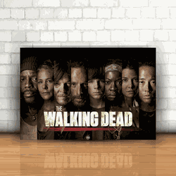 Placa Decorativa - The Walking Dead mod. 03 - 053i... - Inter Adesivos Decorativos