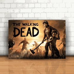 Placa Decorativa - The Walking Dead Game mod02 - 0... - Inter Adesivos Decorativos