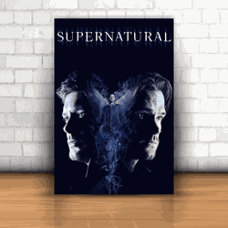 Placa Decorativa - Supernatural Mod01 - 053i862 - Inter Adesivos Decorativos