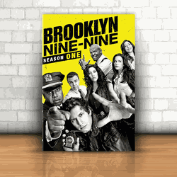 Placa Decorativa - Brooklyn Nine Nine mod 03 - 053... - Inter Adesivos Decorativos