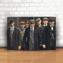 Placa Decorativa - Peaky Blinders Turma - 053i872 - Inter Adesivos Decorativos