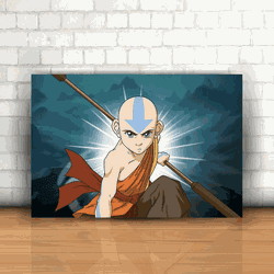 Placa Decorativa - Avatar: A Lenda de Aang - 053m8... - Inter Adesivos Decorativos