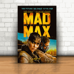 Placa Decorativa - Mad Max Mod. 01 - 053i896 - Inter Adesivos Decorativos