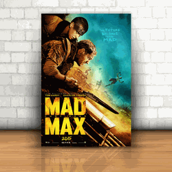 Placa Decorativa - Mad Max Mod. 02 - 053i897 - Inter Adesivos Decorativos