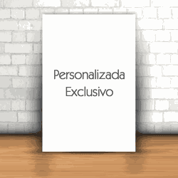 Placa Decorativa - Personalizada Exclusiva - 053j9... - Inter Adesivos Decorativos